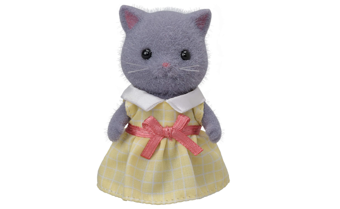 Sylvanian Families Hija Gata Persa Gris